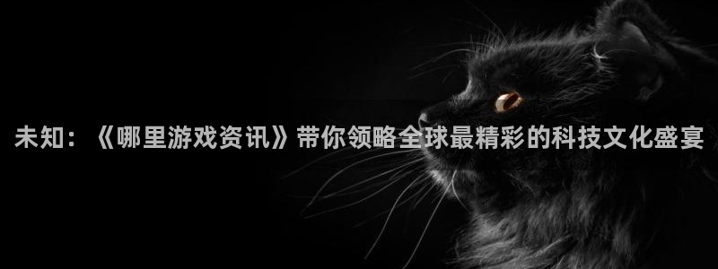 多彩娱乐平台官方网站：未知：《哪里游戏资讯》带你领略全球最精